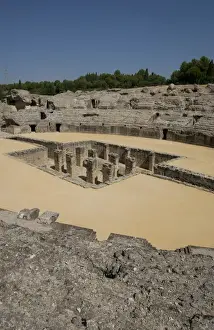 Roman amphitheatre. 2nd century BC. Italica. Spain