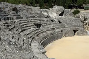 Roman amphitheatre. 2nd century BC. Italica. Spain