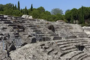 Roman amphitheatre. 2nd century BC. Italica. Spain