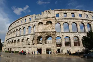 Roman amphitheatre at Pula, Croatia