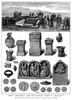 Antiquities Gallery: Roman antiquities at the site of Procolitia, 1876