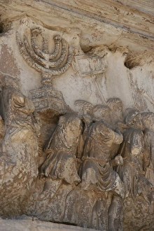 Images Dated 9th August 2005: Roman Art. Arch of Titus. Triumphal arch. It was constructe