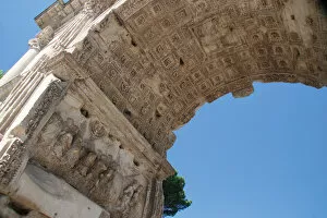 Images Dated 9th August 2005: Roman Art. Arch of Titus. Triumphal arch. It was constructe