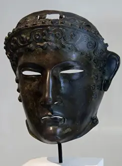 Metallic Prints: Roman Art. Bronze mask. 2nd century