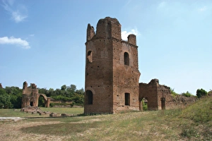 Images Dated 10th August 2005: Roman Art. Circus of Maxentius. Rome. Italy