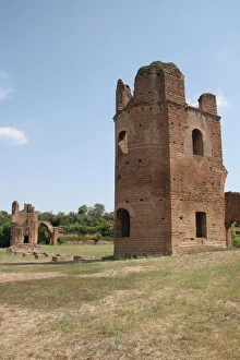 Images Dated 10th August 2005: Roman Art. Circus of Maxentius. Rome. Italy