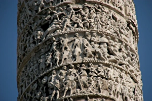 Images Dated 9th August 2005: Roman Art. Column of Marcus Aurelius. Built in honour of rom