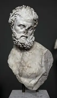 Hercules Prints: Roman Art. Heracles. 4th century. Carrara marble. From The E