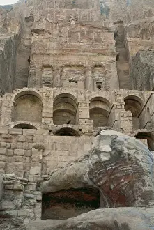 Petra Prints: Roman art. Jordan. Petra. Urn Tomb
