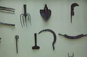Agriculturist Gallery: Roman Art. Spain. Agricultural tools
