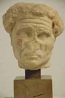 Images Dated 21st April 2007: Roman Art. Spain. Male bust. 1st century A. C