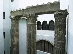 Taber Prints: Roman Art. Spain. Temple of Augustus. Barcelona. Catalonia