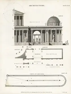 Caracalla Prints: Roman basilica and circus