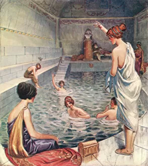Washin G Collection: Roman Baths, London