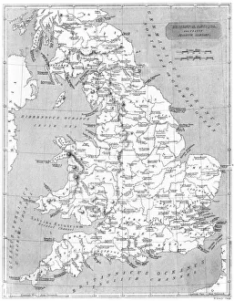 Images Dated 26th May 2011: Roman Britain Map