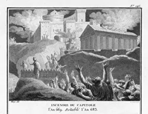 Capitol Prints: Roman Capitol on Fire