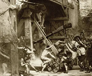 Carthage Collection: Roman Catapult, Siege of Carthage