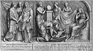 Child Birth Prints: Roman Childbirth