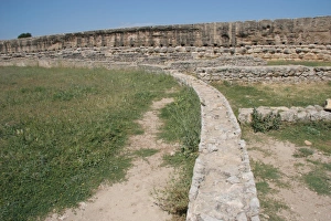 Amphitheater Collection: Roman city of Ampurias. Amphitheater. Built 1st century afth