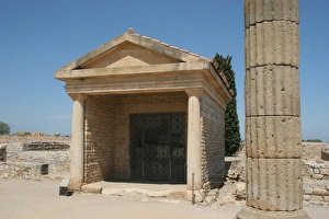 Images Dated 29th April 2006: Roman city of Ampurias. Forum. Basilica