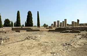 Cornelius Gallery: Roman city of Italica. Domus of the Exedra. Spain