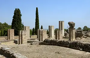 Roman city of Italica. Domus of the Exedra. Spain