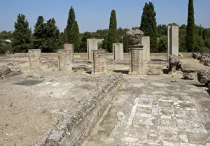 Roman city of Italica. Domus of the Exedra. Spain