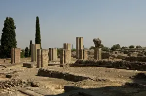 Roman city of Italica. Domus of the Exedra. Spain