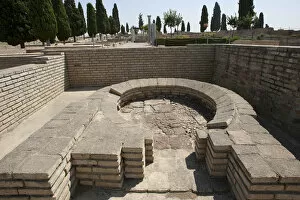 Andalusian Collection: Roman city of Italica. House of the Birds. Bread oven. Spain