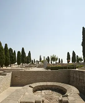 Roman city of Italica. House of the Birds. Bread oven. Spain