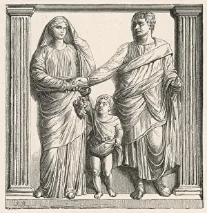Divorce Prints: Roman Couple Separate