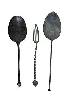 Spoon Prints: Roman cutlery. SPAIN. Barcelona. Archaeology