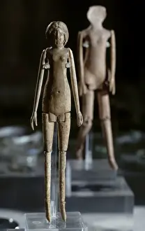 Articulated Prints: Roman doll. Articulated arms and legs. Ivory. From Necropoli