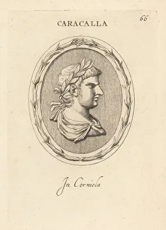 Carnelian Prints: Roman emperor Caracalla