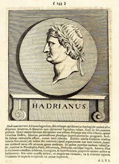 Gods And Heroes Prints: Roman Emperor Hadrian, Caesar Traianus Hadrianus