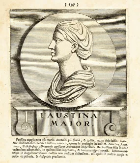 Gods And Heroes Prints: Roman Empress Faustina the Elder