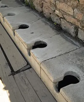 Roman era. Turkey. Ephesus Latrines (public toilets). 1st ce