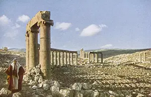Roman Forum at Jerash (Gerasa), Jordan, Holy Land
