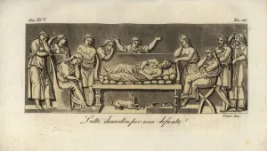 Images Dated 28th January 2020: Roman funeral rites for the dead