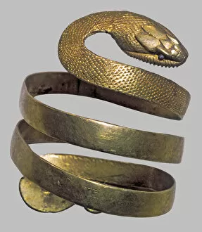 Roman, Gold, Jewllery, Armband, Snake, history, historical