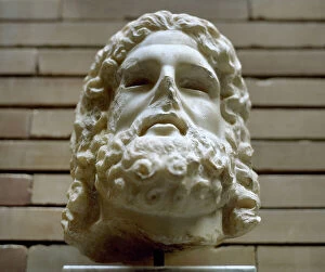 Curl Collection: Roman head of God Serapis, 2nd century AD