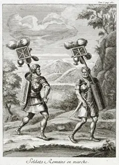 Infantrymen Prints: ROMAN INFANTRY ON MARCH