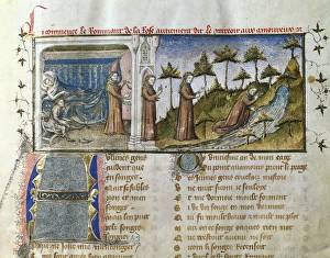 Amor Gallery: The Roman de la Rose. Miniature. Folio 2. By Guillaume de Lo
