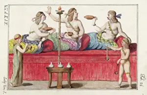 Servants Prints: Roman Ladies Party