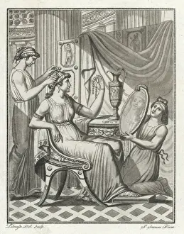 Roman Lady does Hair