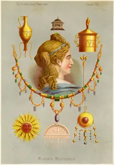 Holders Prints: Roman Lady / Perfume Hold