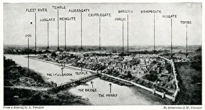 Images Dated 10th July 2019: What Roman London may have looked like