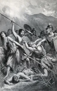 Anglesey Prints: Roman massacre of Druids