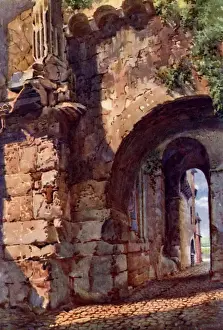 Roman and Medieval ruins at Terracina, Italy