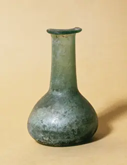Funerary Prints: Roman period. Small jar for ointments. Lacrymatory. Glass. F